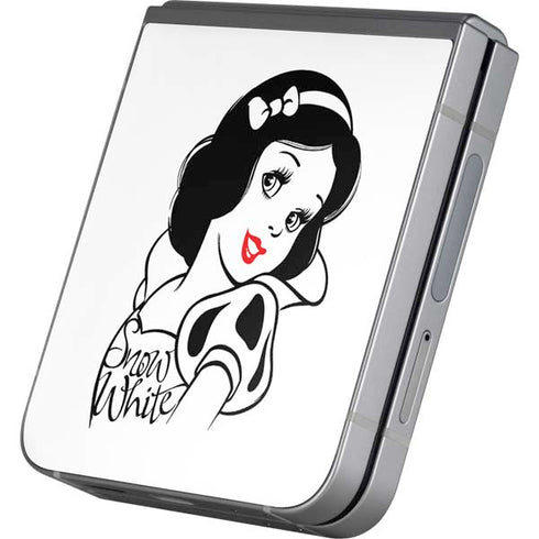 Disney Snow White Black and White Art Galaxy Z Flip6 Skin